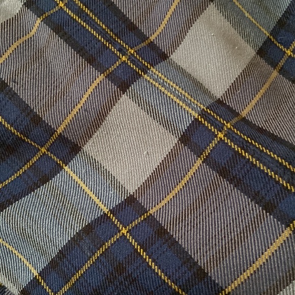Lands' End Blue Plaid Mini Skirt - Picture 10 of 12
